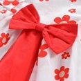 thumbnail image 6 of WOLLED 1-6T Girls Dress for Kids Summer Thin Floral Sundress Kids Toddler Bow Belt Dresses Baby Casual Stylish Dress, 6 of 9