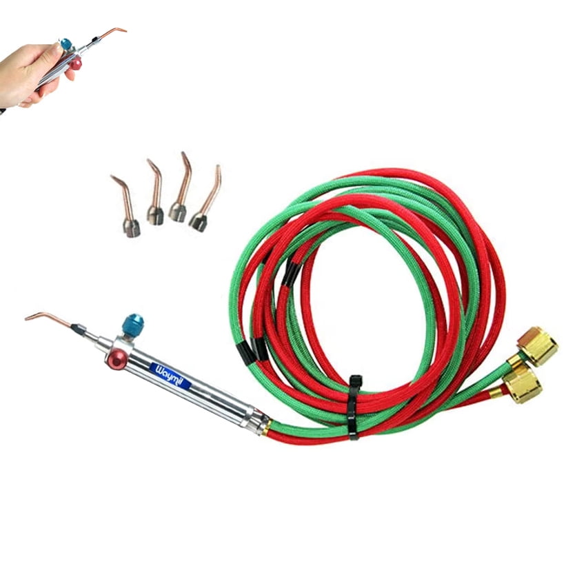 Original Gentec Soldering Small Jewelry Torch Kit W/ 5 Tips Propane