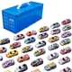 thumbnail image 1 of 48 unidades de mini coches de tracción hacia atrás, 3 estilos, metal y ABS, con garaje y mapa, juego interactivo para niños de 4 a 14 años, desarrollo de habilidades motoras, 1 of 4