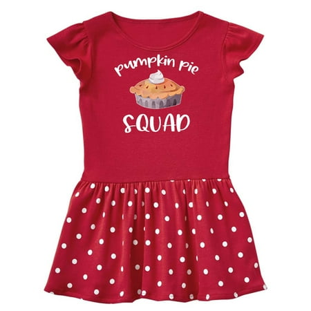 

Inktastic Thanksgiving Funny Pumpkin Pie Squad Gift Baby Girl Dress