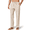 Beige, variant on Men's Cotton Linen Pants Casual Drawstring Dress Pants Beach Summer Lightweight Trousers