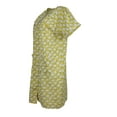 thumbnail image 4 of Sindrella Women's Cotton Blend Snap Front Duster Robe With Pocket - Yellow Summer Daisies - Small, 4 of 4