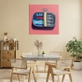thumbnail image 3 of Stupell Industries Mid-Century Wild Sardines on Pink Canvas Art, 24 x 24, by Kate Jarvik Birch, 3 of 8