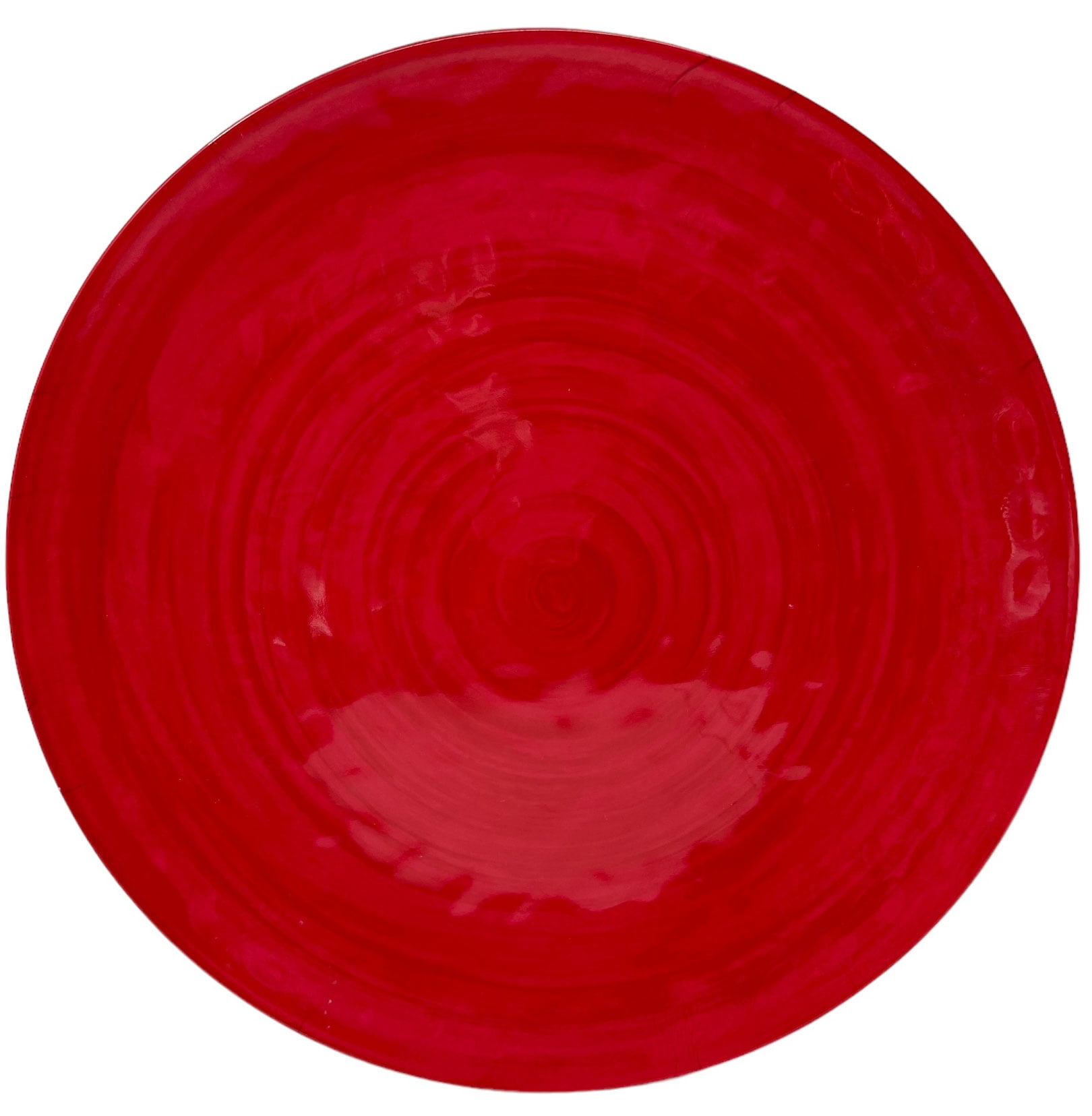 Northeast Home Goods Solid Swirl Large Melamine Oval Serving Platter