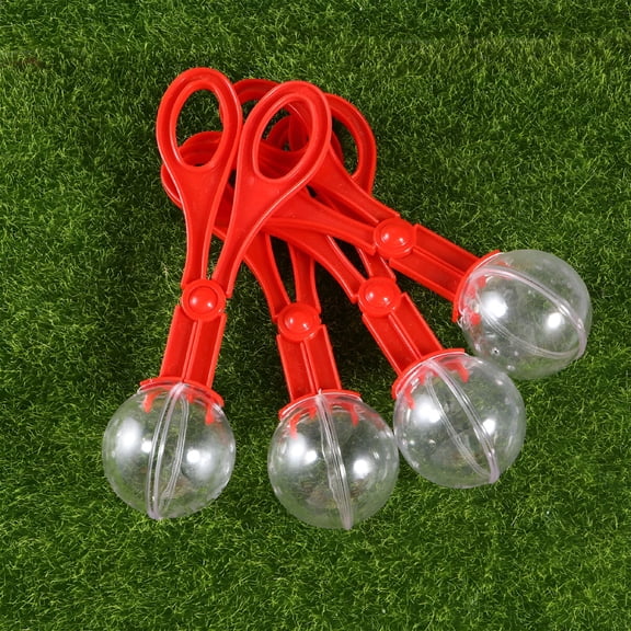 BESTSKY 4pcs Handy Scoopers Bug Catcher Set Bug Tongs Insects Catch Clamp Scissors Outdoor Toys for Kids (Random Color)