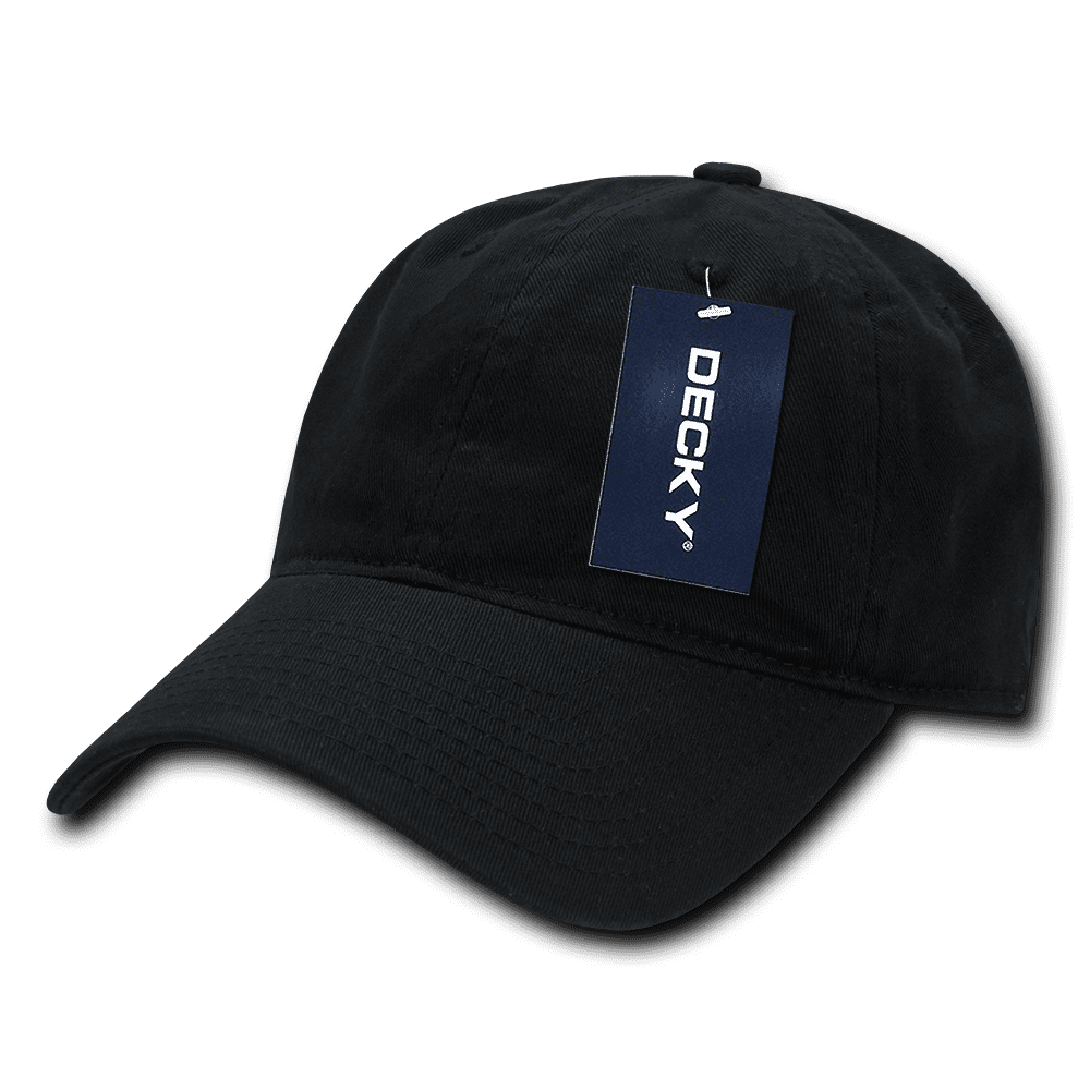 DECKY Washed Cotton Polo Vintage Low Crown Cap Caps Hat Hats For Men