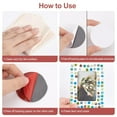 thumbnail image 4 of Hot Melting Acrylic Pre-cut Double Sided Acrylic Adhesive Dots Foam Tape FireBrick 5x0.1cm, 4 of 6