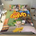 thumbnail image 1 of El Chavo del Ocho Conjunto de sábanas temático, trío de piezas, cómodo y amigable con la piel, diseño único, regalo de decoración para el hogar para familiares, amigos y fans, 90 cm * 190 cm, 1 of 6
