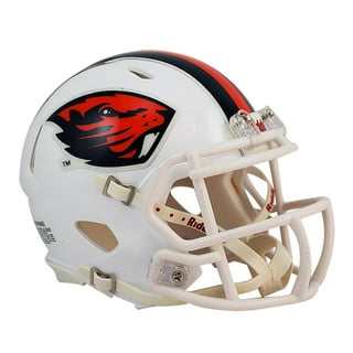 NCAA Miami Hurricanes Riddell 2019 AMP Mini Speed Football Helmet Orange