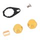 thumbnail image 5 of Kit de placa de bloqueo de tuerca de tornillo, piezas de montaje de repuesto para mango de carrete de pesca, empuñadura de perilla de metal de fundici M7 para S Soledad tuerca del carrete de pesca, 5 of 5