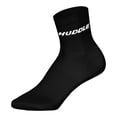 thumbnail image 2 of HUDDLE Calcetines Unisex, pack de 6 – Basic, logo, Short Crew, calcetines deportivos, color liso Negro 35-38, 2 of 3