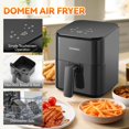 thumbnail image 3 of Freidora DOMEM Compact de 3 litros para cocinar con bajo contenido de aceite y libro de recetas, 3 of 7