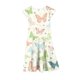 thumbnail image 4 of Odeerbi 6-15 Años Niñas Vestido de Pascua de Línea A Manga de Ruffle Conejo Estampado Floral Vestido En Capas Vestido de Fiesta de Vacaciones de Verano, 4 of 5