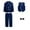 Navy, variant on Xmyrz Toddler Boy Outfits Set Pants Set Tuxedo Style Ensemble Formal Shirt Gentlemen Party Clothes Sets Clothing Suits