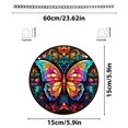 thumbnail image 2 of Fiudx Ofertas relámpago del día, solo en línea Cadena colgante de acrílico para decoración de pared del hogar, circular, de colores, 2 of 6