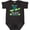 Black Leopard, variant on Key West, Florida Happy Sea Turtle Boys or Girls Baby Bodysuit
