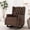 Dark Brown, variant on 36" Wingback Tufted Cozy Oversized Sofa Chair, Modern Single Sofa with Rocking Function, Upholstered Recliner Sofa Chair with Wood Frame for indoor leisure space, Light Brown