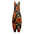 thumbnail image 2 of Women's Casual Bohemian Halloween Print Loose Large Size Casual Sleeveless Strappy Jumpsuit, 2 of 4