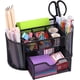 thumbnail image 1 of Organizador de escritorio, portalápices para escritorio, accesorios de escritorio de malla para oficina con 8 compartimentos y 1 cajón, soporte para papelería, útiles escolares, 1 of 4