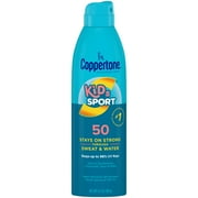 Coppertone Kids Sport Sunscreen Spray, SPF 50 Spray Sunscreen for Kids, 5.5 Oz