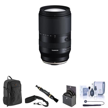 UPC: 0192223225879 | 18-300mm f/3.5-6.3 Di III-A VC VXD Lens for Fuji X Bundle with Backpack  67mm Filter Kit  Camera Strap  Lens Cleaner  Cleaning Kit  Universal Lens Cap Tether