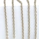 thumbnail image 4 of Cadenas de cable de enlace Zulema Ovalado de Latón Chapado en Bronce 2 pies Fabricación de joyas, 4 of 5