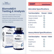 1MD Nutrition BiomeMD Probiotics for Women | 60 Billion CFUs, 15 Strains | Daily Prebiotic & Probiotic for Urinary & Vaginal Health | 30 Capsules