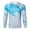 Gray Blue, variant on Men's Rash Guard Shirts UPF 50 SPF Long Sleeve Breathable Crew Neck Casual Shirts for Hiking Running Fishing Swimming, Gray L