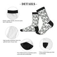 thumbnail image 4 of Disketp Happy Football Unisex Mid-Calf Socks Lightweight Breathable Ventilation Ankle Socks, 4 of 7