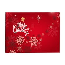 Utoimkio Christmas Door Mat for Front Door,15.7x23.6 Inch Red Decorative Area Rugs,Christmas Fall Door Mat Washable Rugs Outdoor Entrance for Front Porch Entryway