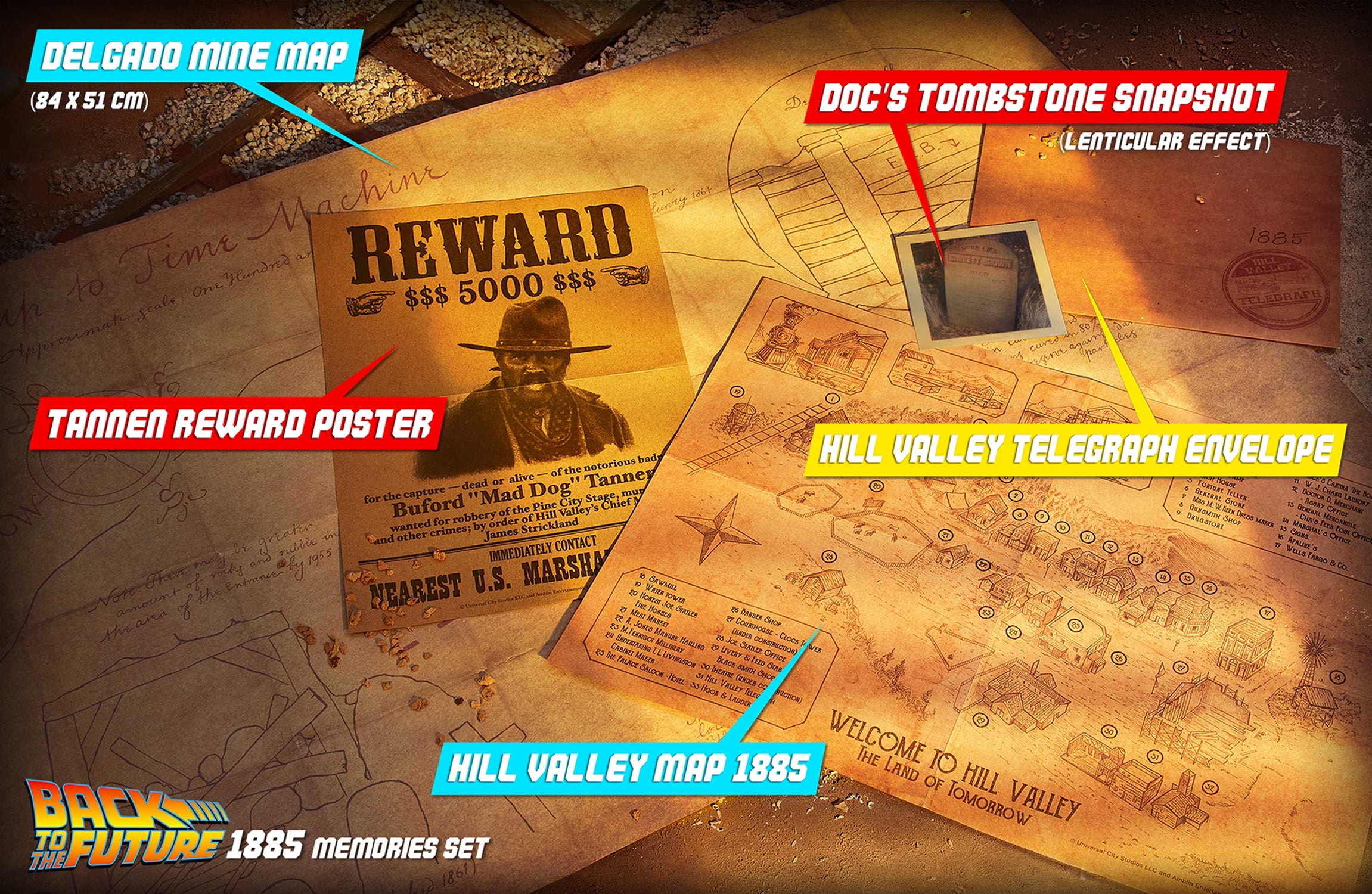 Doctor Collector Back to the Future Time Travel Memories & Collector Kit for Ages 14+