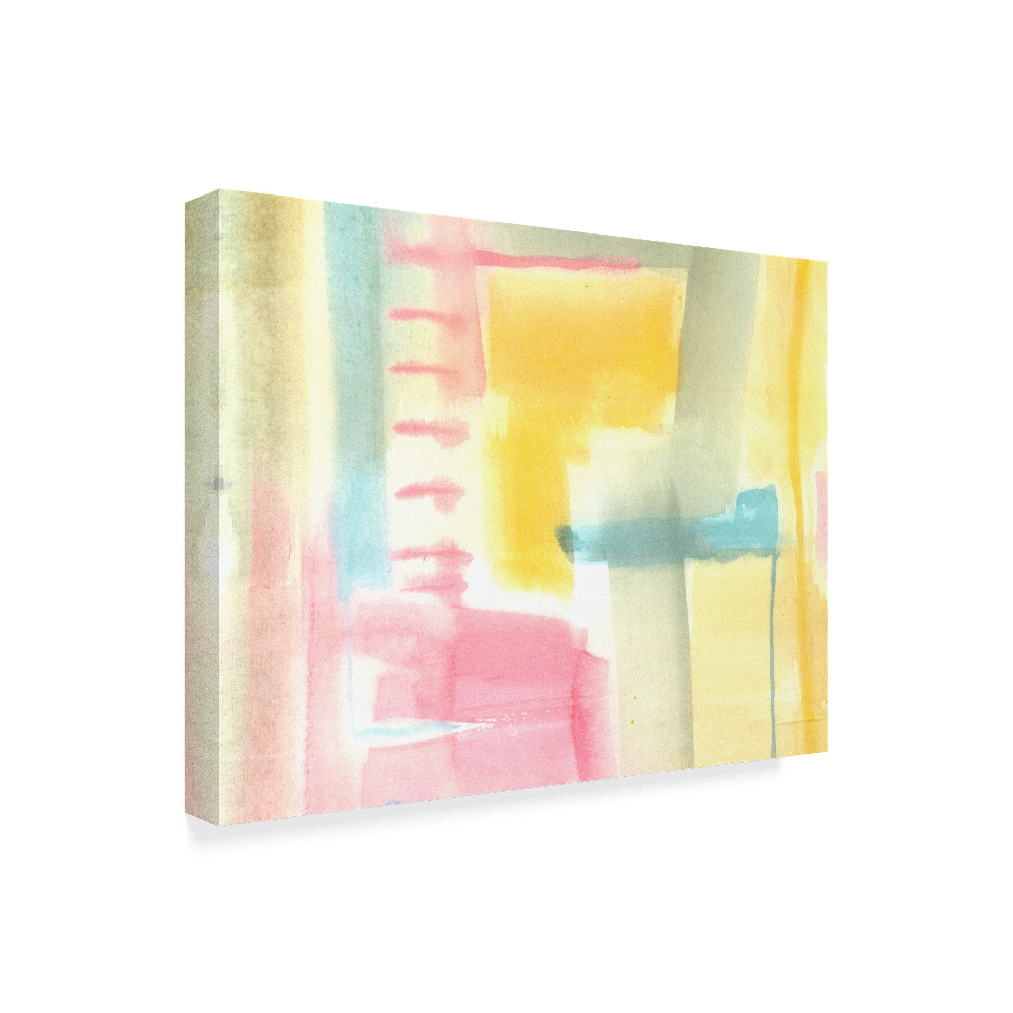 Trademark Fine Art 'Pastel Luxe I' Canvas Art by Jennifer Goldberger
