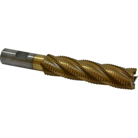 

Value Collection 1 Diam Coarse Pitch 4 LOC 5 Flute Cobalt Roughing Square End Mill TiN Finish 6-1/4 OAL 3/4 Shank Diam Single End
