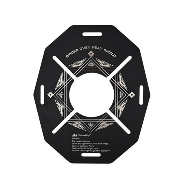 cámping Alfombrilla de aislamiento ShineTrip para horno al aire libre almohadilla térmica para estufa de camping (B) Hugtrwg Para estrenar