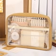 thumbnail image 1 of Estuche De Malla Para Lápices, Organizador Transparente, Gran Capacidad Con Cremallera, Bolsa Multiusos Multifuncional Para Suministros, Herramientas Y Accesorios., 1 of 9