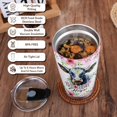 thumbnail image 5 of Cow Mug, Cow Lover Gift, Not Today, Heifer Not My Pasture Not My Problem, Stainless Steel Insulated Travel Coffee Mug, Tumbler cup with Lid and Straw 20 oz, 5 of 6