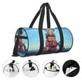 thumbnail image 5 of Easygdp Elephant Sits Travel Bag, Camping, Weekend, Carry On Overnight Duffel Bag with Shoulder Strap, 5 of 8