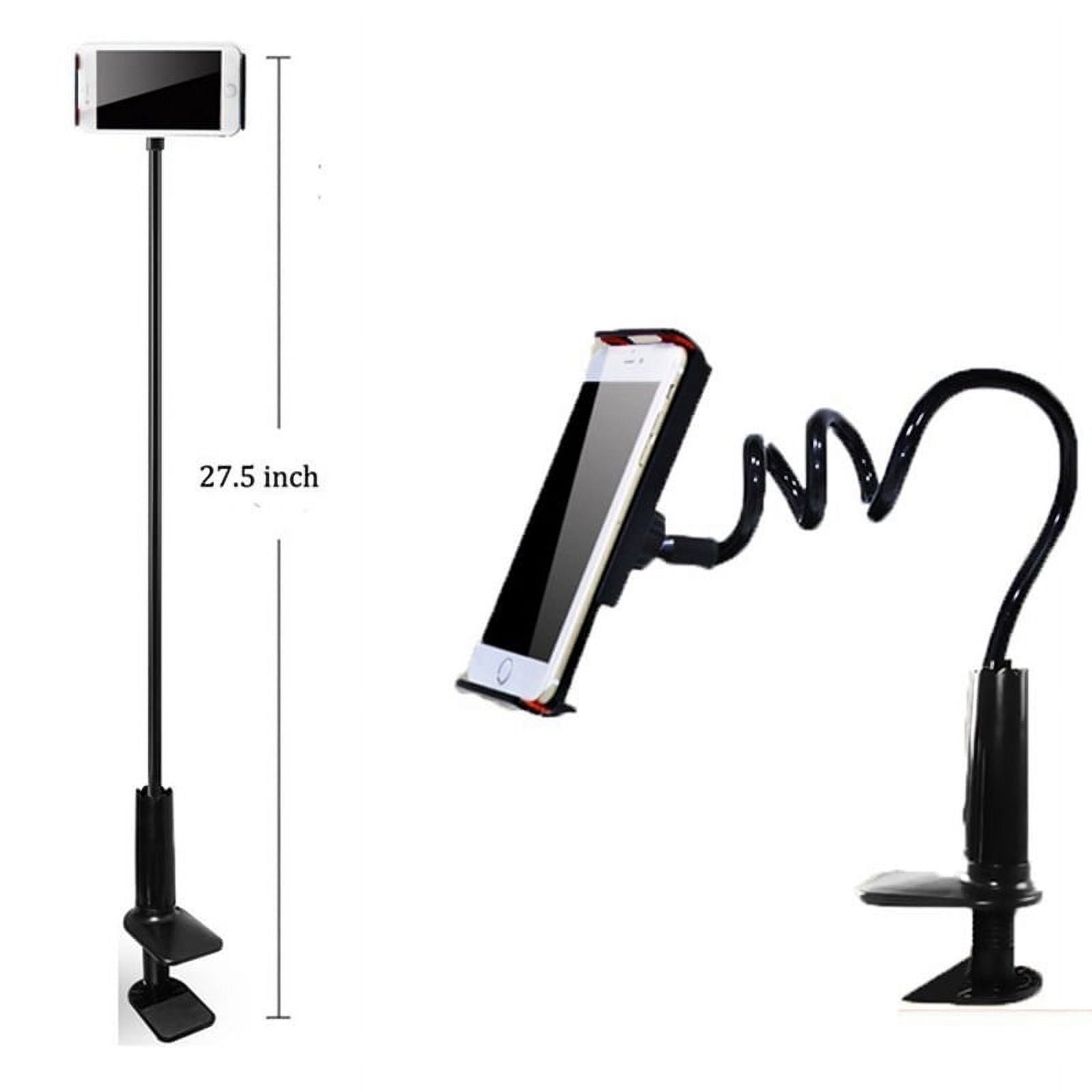 360 Degree Flexible Arm Table Pad Holder Stand Long Lazy People Bed Desktop Tablet Mount for iphone Samsung Huaiwei Xiaomi iPad black