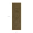 thumbnail image 6 of Mainstays Dylan Solid Diamond Indoor Runner Rug, Brown, 1'9"x5', Skid-Resistant, 6 of 9