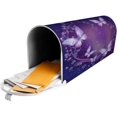 thumbnail image 5 of Purple Butterfly with Glowing Firework and Sparkle Star Mailbox Covers Magnetic Post Box Cover Wraps Standard Size 21x18 Inches for Garden Yard Decor, 5 of 6