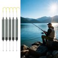 Pre-Tied Bottom-Suspended Float Fishing Hook Rigs, 5 Pack Barbed Anti ...