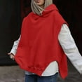 thumbnail image 2 of WEIYLL Hoodies for Women Trendy Solid Sleeveless Drawstring Oversized Red Womens Winter Clothes S, 2 of 6