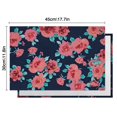 thumbnail image 5 of Pioneer Flower Floral Print Pattern Summer Placemats Table Placemats Set Of 6-Linen Kitchen Washable Placemats Table Mats 12x18 Inch Non-Slip Heat Resistant, 5 of 5