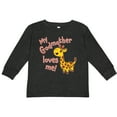 thumbnail image 3 of Inktastic My Godmother Loves me- cute giraffe Boys or Girls Long Sleeve Toddler T-Shirt, 3 of 5