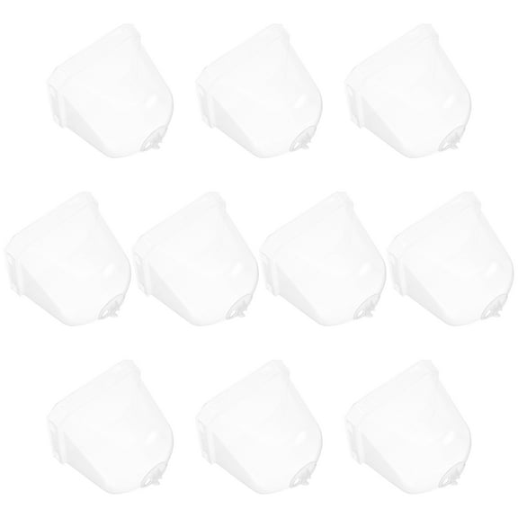 HEMOTON Clear Plastic Plants Humidity Dome for Succulents Transparent Cloche with Spacesaving Design 10pcs