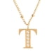 thumbnail image 2 of Juego Joyería Mujer, Collar Aretes Inicial Letras LuckyLy, Acero Inoxidable Baño de Oro 18k dorado UNITALLA, 2 of 6