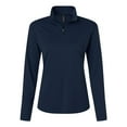 thumbnail image 4 of AllPro 41870L Pro-Lock Women's Performance Quarter-Zip Pullover-Navy-M, 4 of 6