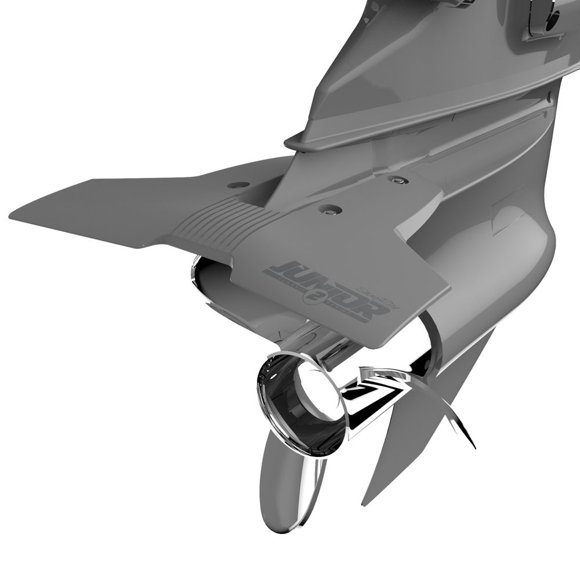 StingRay Hydrofoil JR2-3 Classic 2 Junior; Maximum Lift Level 3; 4 Drilled Holes Installation; Gray; Single