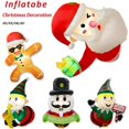 thumbnail image 2 of Papá Noel inflable navideño OurWarm de 3,5 pies que se asoma por la ventana, decoración navideña que explota con luces LED, decoración para jardín exterior, 2 of 5