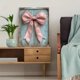 thumbnail image 5 of Qisvanset Framed Canvas Wall Art 12x16 Inch Pink Bow Romans Coquette Girly Faith Gift Art, 5 of 5